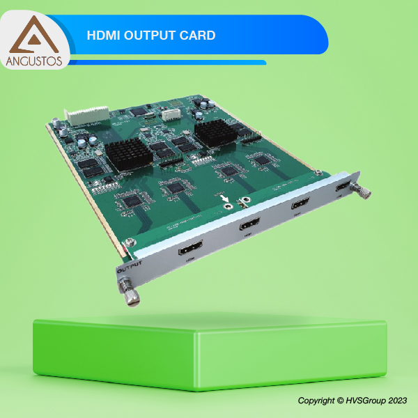 Angustos AN804 – VIDEO WALL OUTPUT CARD Multi Layers 4 x HDMI Output Card