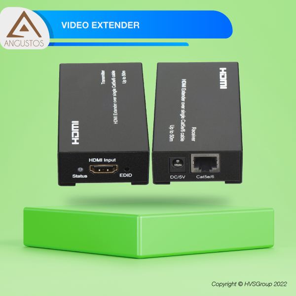 Angustos KVE65R – HDMI EXTENDER OVER CAT5E/CAT6
