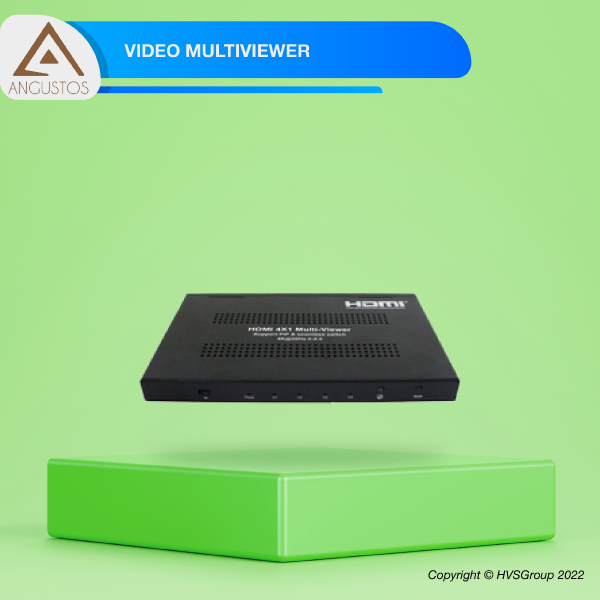 Angustos KVSMQ0401K3 – 4K HDMI 4×1 Multi-Viewer