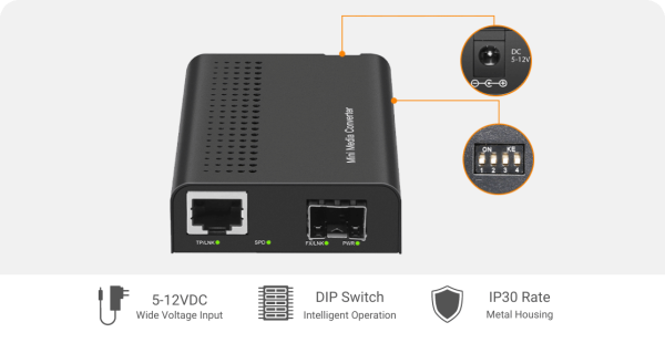 Fiberroad FR-2203 – Mini Fiber Media Converter Gigabit - Gambar 3