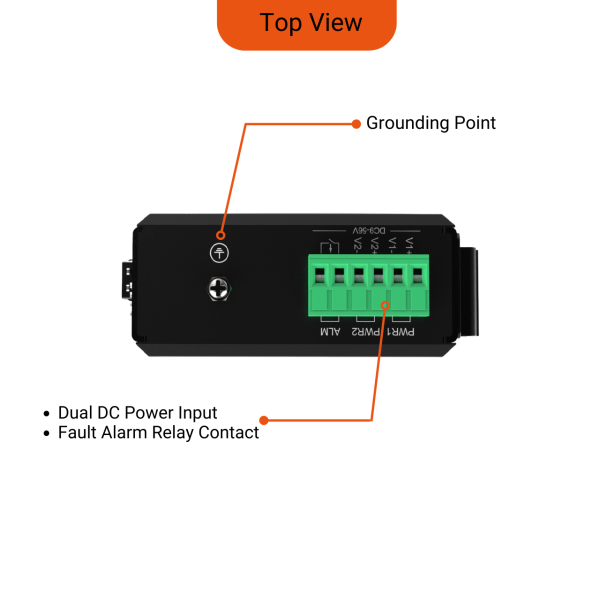 Fiberroad FR-7N3104 – Switch Industrial 4 Port Unmanaged Non POE - Image 4