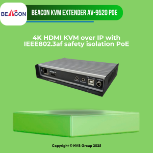 BEACON AV-9520 with PoE 4K HDMI KVM Extender over IP with IEEE802.3af safety isolation PoE