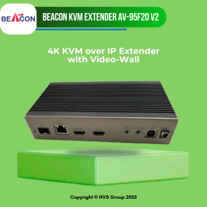 BEACON AV-95F20 V2 4K KVM over IP Extender with Video-Wallz