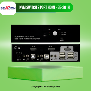 BEACON BE-201H 2-port HDMI KVM Switch