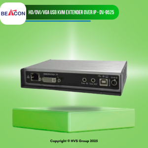 BEACON DV-9525 HD/DVI/VGA USB KVM Extender over IP with Video-Wall